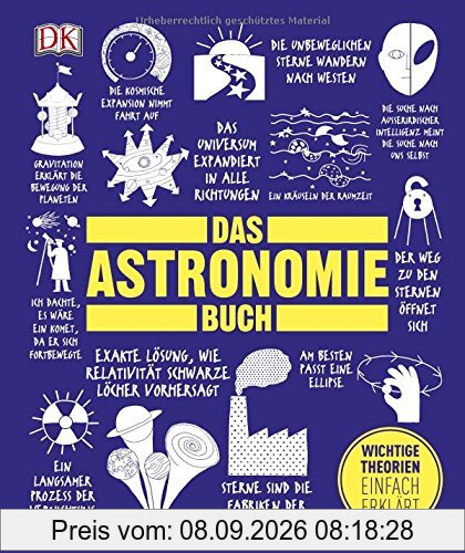 Das Astronomie-Buch: Wichtige Theorien einfach erklärt
