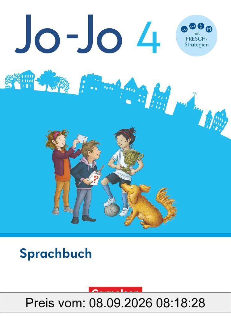 Jo-Jo Sprachbuch 4. Schuljahr - Allgemeine Ausgabe 2024 - Sprachbuch - Mit FRESCH-Karte, Lernspurenheft und digitalen Medien