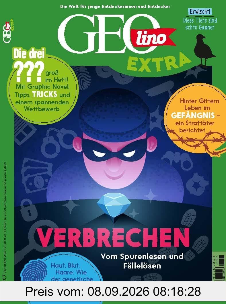 GEOlino Extra / GEOlino extra 107/2024 - Verbrechen: Monothematisches Themenheft für kleine Abenteurer