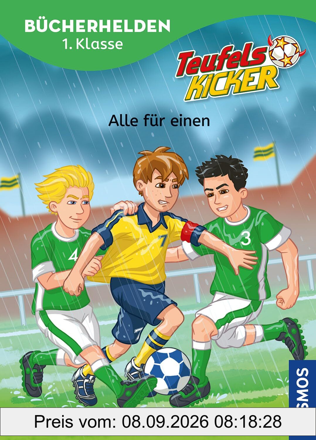 Teufelskicker, Bücherhelden 1. Klasse, Alle für einen: Leicht lesen lernen - Kinderbuch für Erstleser ab 6 Jahren - Spannende Fußballabenteuer mit den Teufelskickern