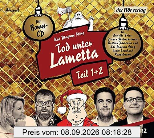 Tod unter Lametta Teil 1 + 2: Ein weihnachtlicher Krimi-Spaß. Mit Bonus-CD: Hinter den Kulissen
