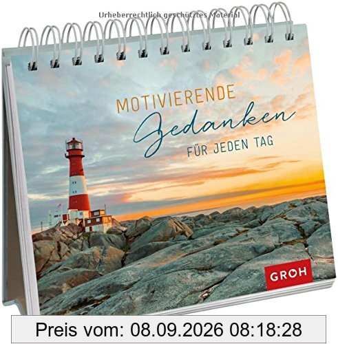 Motivierende Gedanken für jeden Tag: Spiralaufsteller