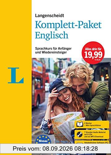 Langenscheidt Komplett-Paket Englisch: Sprachkurs für Einsteiger und Fortgeschrittene
