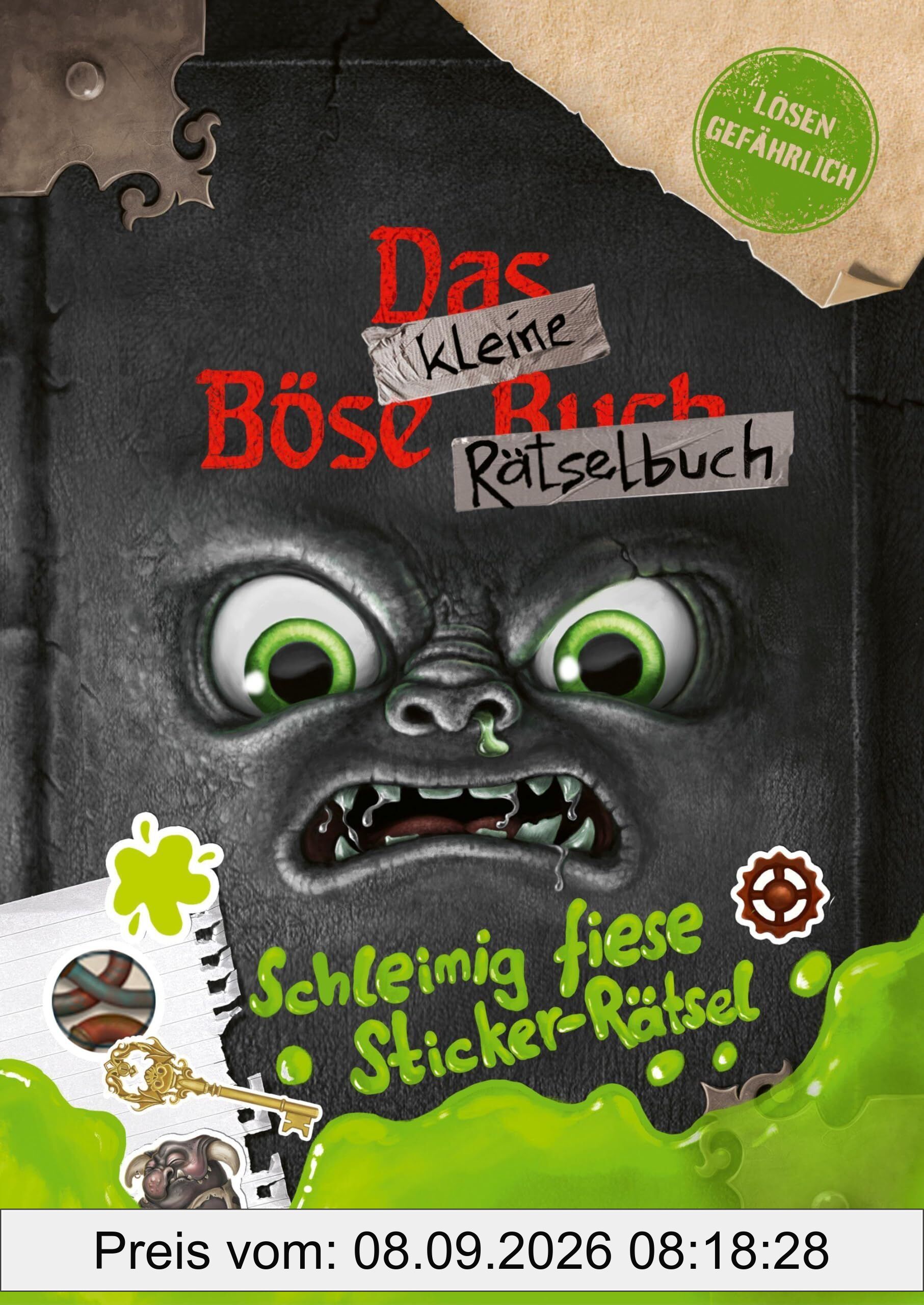 Das kleine Böse Rätselbuch - Schleimig fiese Sticker-Rätsel (Das kleine Böse Buch)
