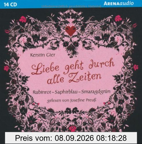 Rubinrot - Saphirblau - Smaragdgrün. Liebe geht durch alle Zeiten: 14 CDs in Pappbox