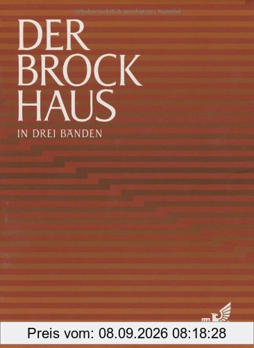 Der Brockhaus in drei Bänden: Mit 80.000 Stichwörtern: 3 Bände