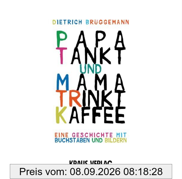 Papa tankt und Mama trinkt Kaffee