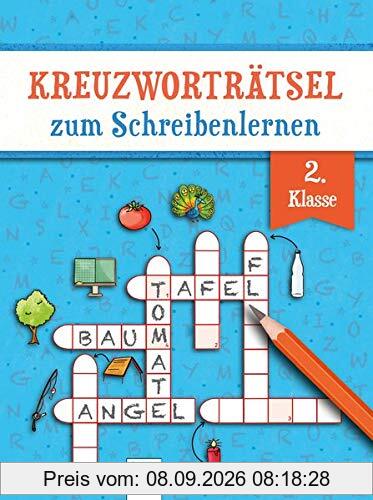 Kreuzworträtsel zum Schreibenlernen. 2. Klasse
