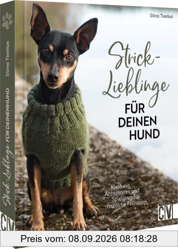 Strickbuch Hund – Strick-Lieblinge für deinen Hund: Kleidung, Accessoires und Spielzeug für fröhliche Fellnasen. Hundepullover im Scandi-Stil stricken.