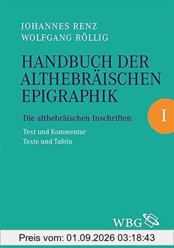 Handbuch der althebräischen Epigraphik