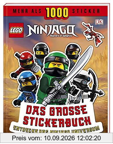 LEGO® NINJAGO® Das große Stickerbuch: Mehr als 1000 Sticker. Entdecke das Ninjago Universum