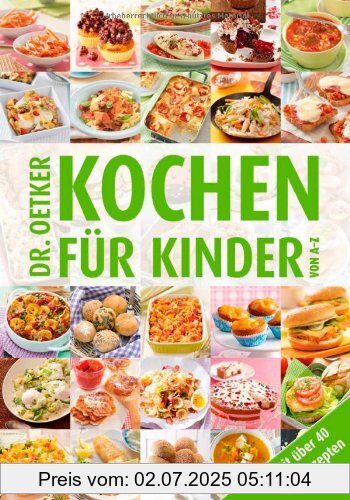 Die Buchhandlung in Oelde hat das Buch Kochen für Kinder von A-Z