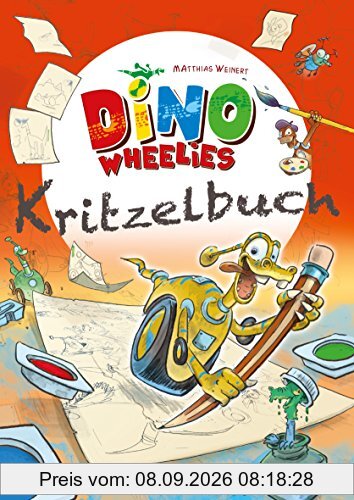 Dino Wheelies Kritzelbuch