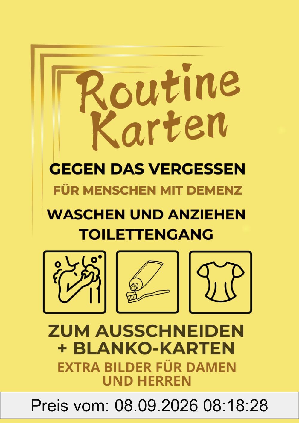 Alltag strukturieren- Stress reduzieren. Routinekarten für Menschen mit Demenz: Ein Selbsthilfebuch für pflegende Angehörige. Einfach, effektiv und ... für mehr Ruhe und Sicherheit im Alltag.