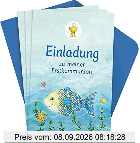 Der Wunschfisch: Einladungskarten zur Erstkommunion