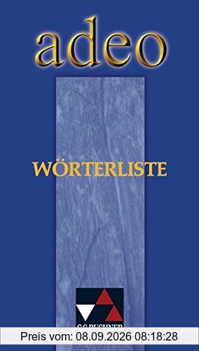 Adeo, Wörterliste