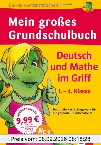 Mein großes Grundschulbuch Deutsch und Mathe im Griff 1.-4. Klasse