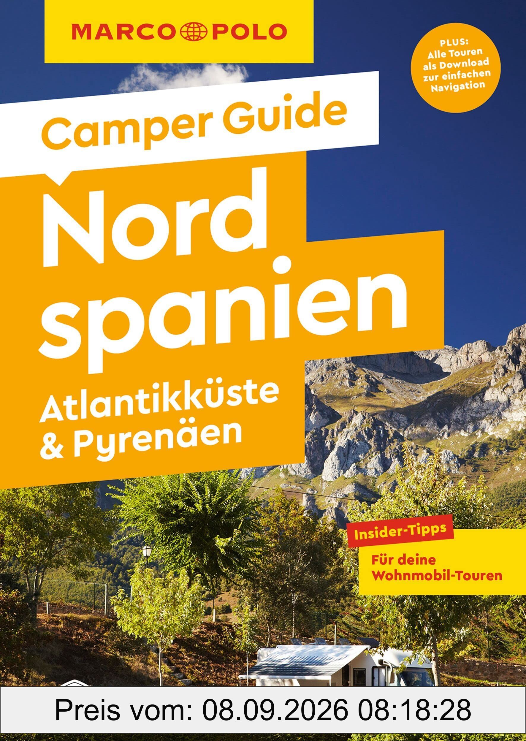 MARCO POLO Camper Guide Nordspanien, Atlantikküste & Pyrenäen