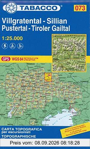 Wanderkarte 73 Villgratental-Sillian- Pustertal-Tiroler Gailtal 1:25 000