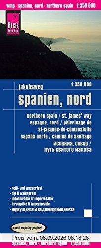 Reise Know-How Landkarte Spanien Nord / Jakobsweg (1:350.000): world mapping project