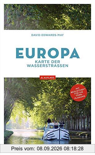 Europa: Karte der Wasserstraßen