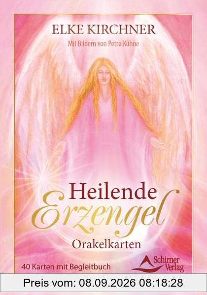 Heilende Erzengel - Orakelkarten: Set mit Buch und 40 Karten: 40 Karten mit Begleitbuch