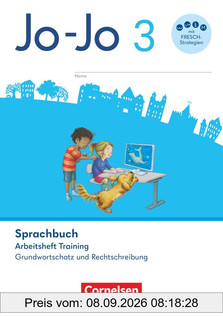 Jo-Jo Sprachbuch - Allgemeine Ausgabe 2024 - 3. Schuljahr: Arbeitsheft Training - Grundwortschatz und Rechtschreibung