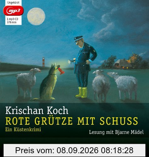 Rote Grütze mit Schuss (mp3-Ausgabe): Ein Küstenkrimi (Ungekürzte Lesung, 1 mp3-CD)