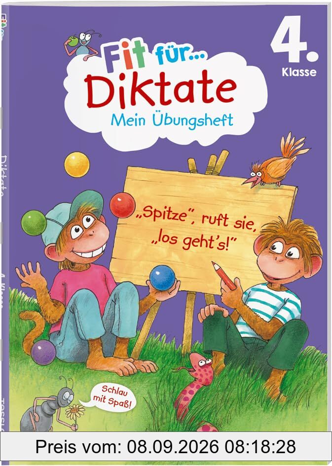 Fit für Diktate 4. Klasse. Mein Übungsheft: Genau hinhören und richtig schreiben (Fit für die Schule Mein Übungsheft)