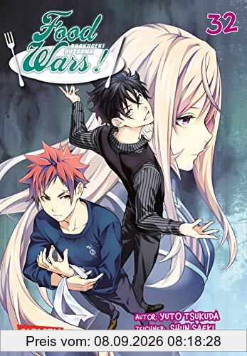 Food Wars - Shokugeki No Soma 32: Kochduell auf Japanisch! Internationale Spitzenköche wetzen die Küchenmesser an der Totsuki-Akademie, der besten Kochschule der Welt!