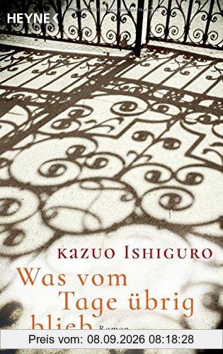 Was vom Tage übrig blieb: Roman