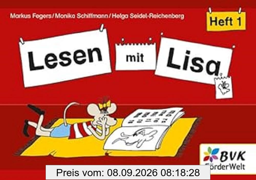 Lesen mit Lisa - Heft 1 (Lernen mit Lisa: Materialien für Kinder mit Förderbedarf)