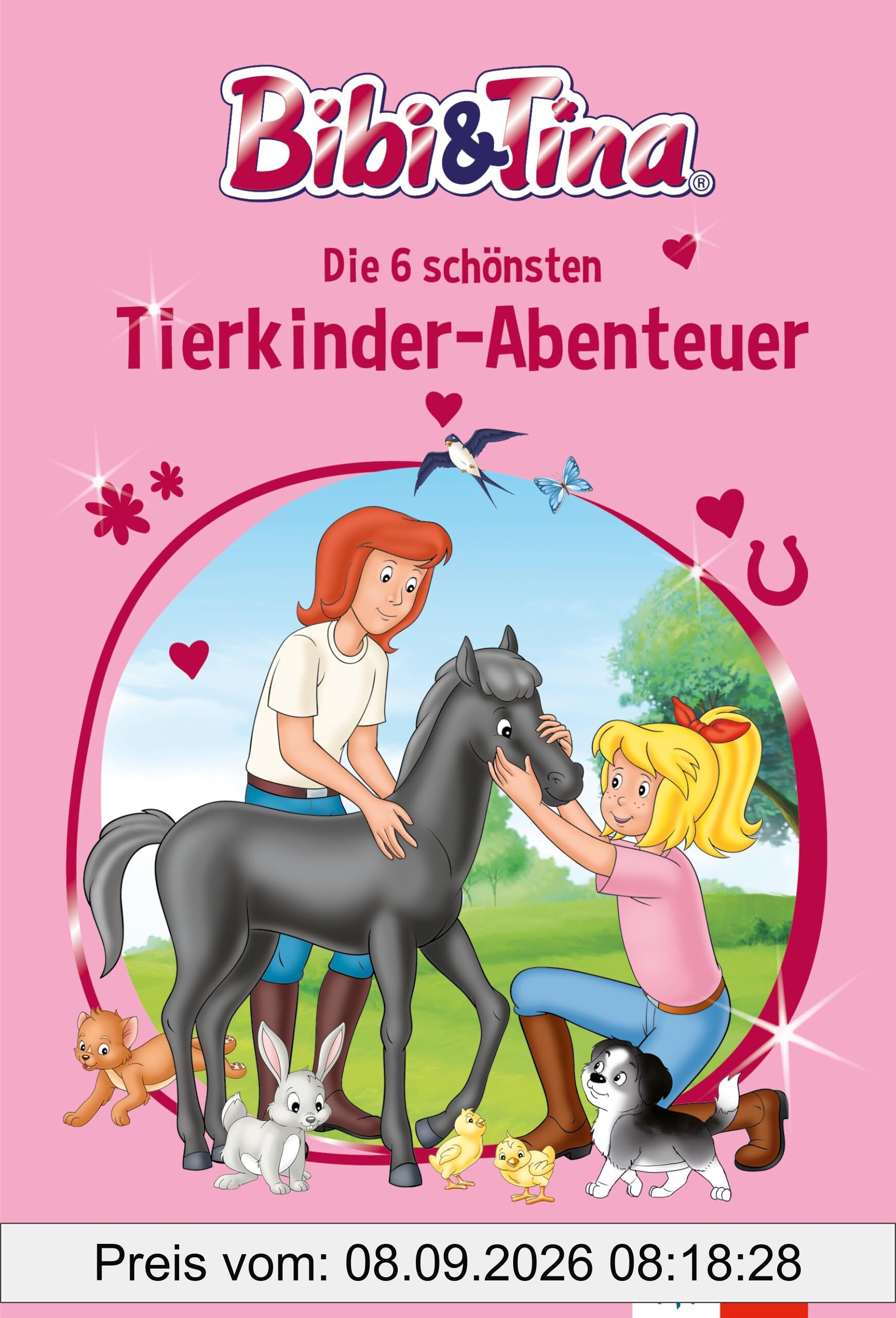 Bibi & Tina Die 6 schönsten Tierkinder-Abenteuer: Lesen lernen 1. Klasse, ab 6 Jahren (Bibi und Tina)