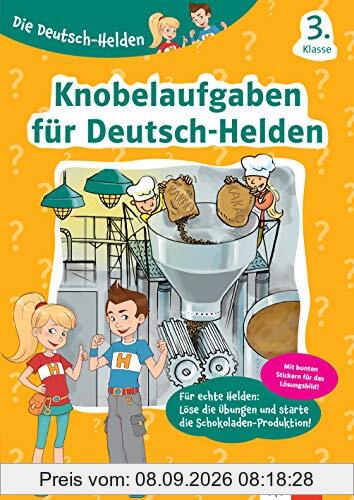 Klett Die Deutsch-Helden Knobelaufgaben für Deutsch-Helden 3. Klasse: Grundschule (mit Stickern)