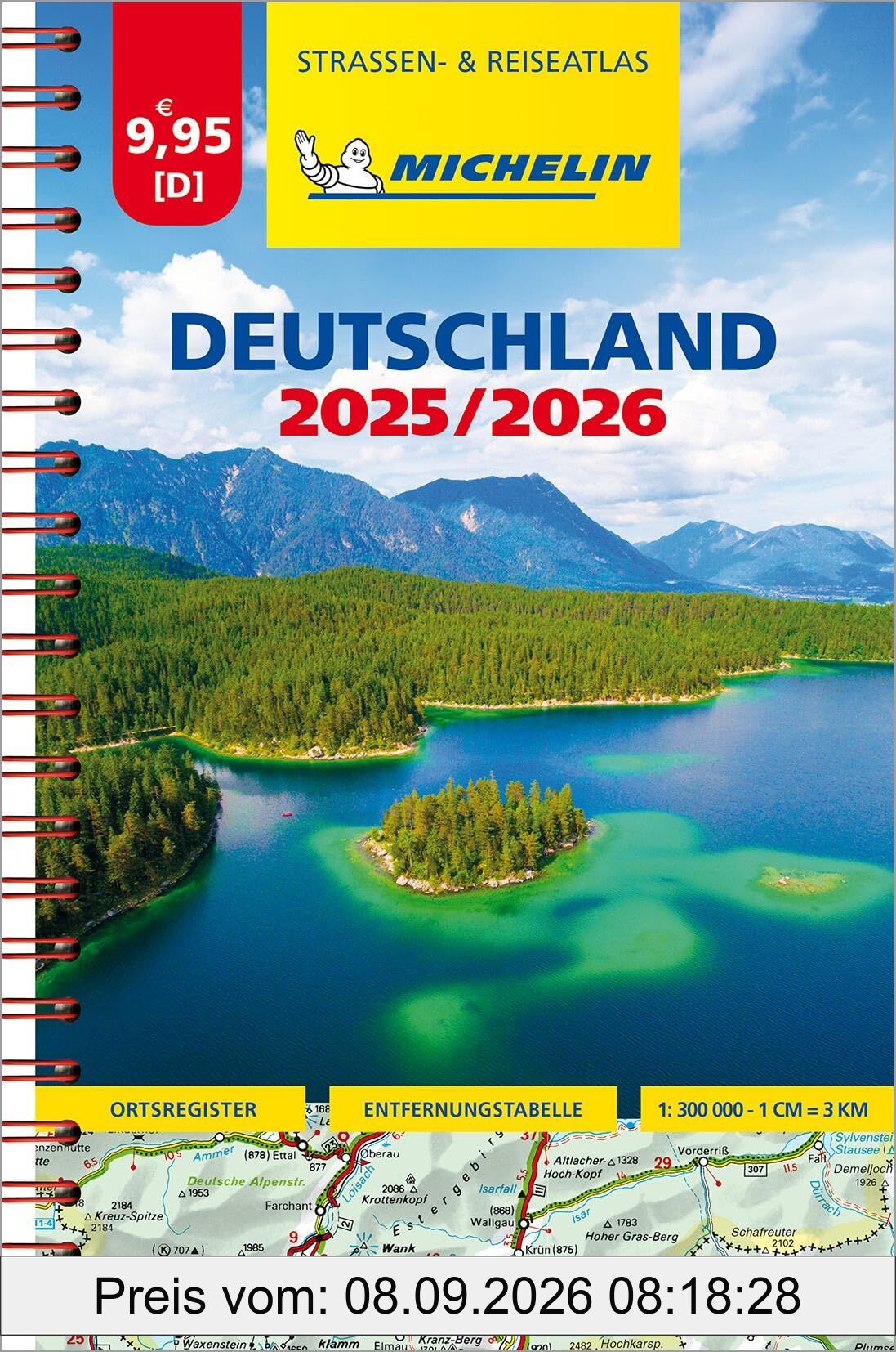Michelin Kompaktatlas Deutschland 2025/2026 (MICHELIN Atlanten)