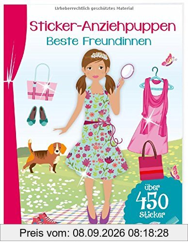 Sticker-Anziehpuppen - Beste Freundinnen