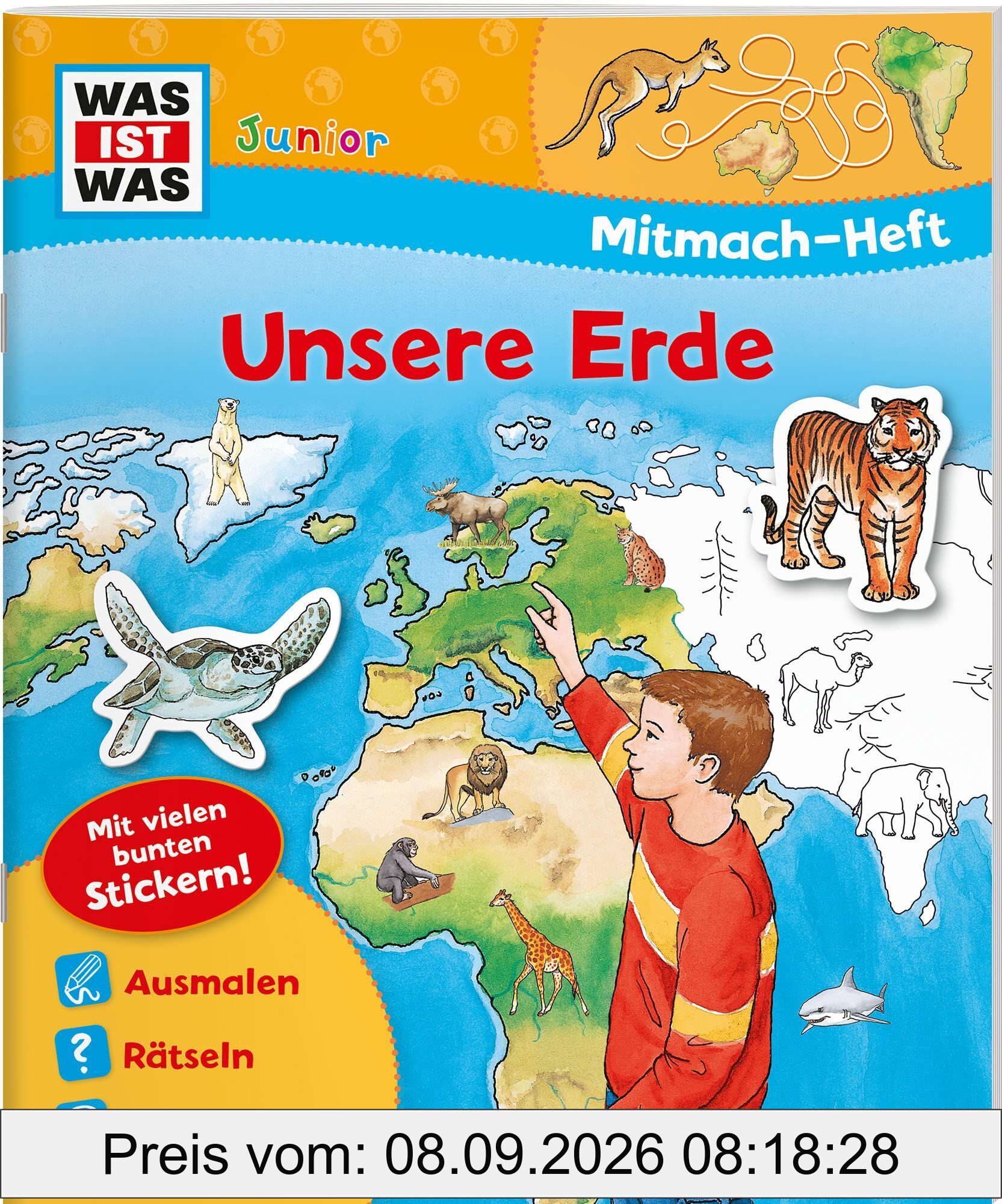 WAS IST WAS Junior Mitmach-Heft Unsere Erde