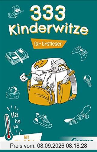 333 Kinderwitze - Für Erstleser: Witzebuch für Jungen und Mädchen ab 6 Jahre