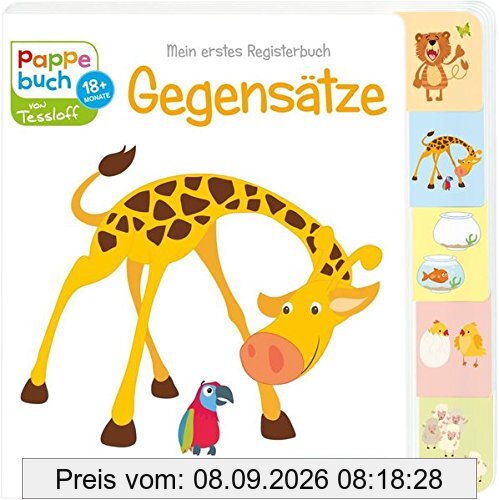 Mein erstes Registerbuch Gegensätze (Bilderbuch ab 18 Monate)