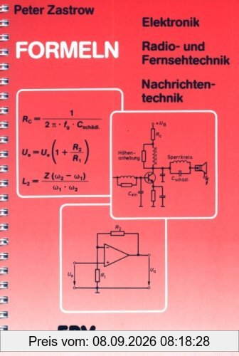 Formeln der Elektronik, Radio- und Fernsehtechnik, Nachrichtentechnik