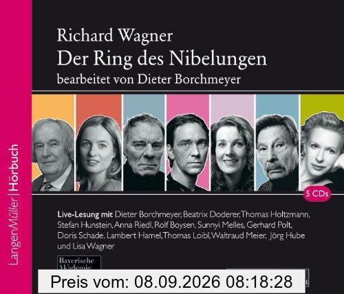 Der Ring des Nibelungen. 5 CDs: Live-Lesung der Ensemblemitglieder des Bayerischen Staatsschausspiels