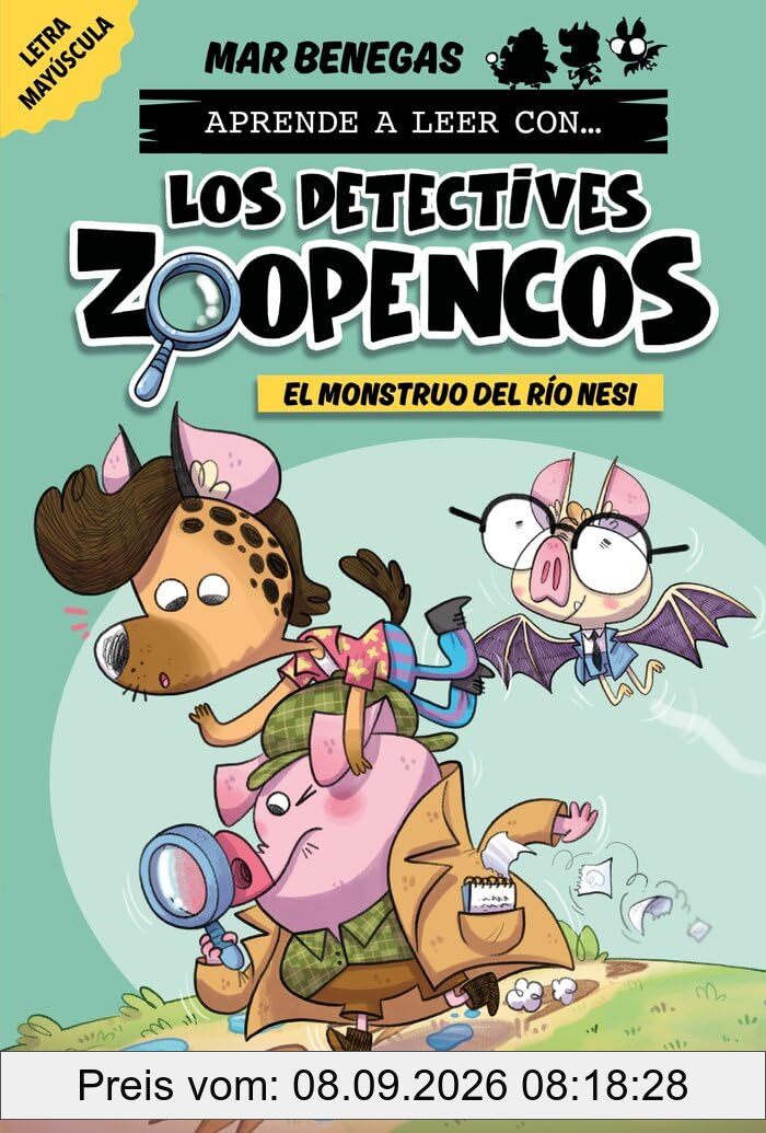 Aprende a leer con... Los Detectives Zoopencos 1. El monstruo del río Nesi: En letra MAYÚSCULA para aprender a leer (libros para niños a partir de 5 años). Elige tu propia historia