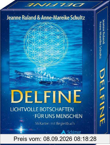 Delfine - Lichtvolle Botschaften für uns Menschen - 56 Karten mit Begleitbuch