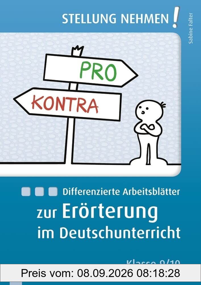 Differenzierte Arbeitsblätter zur Erörterung im Deutschunterricht