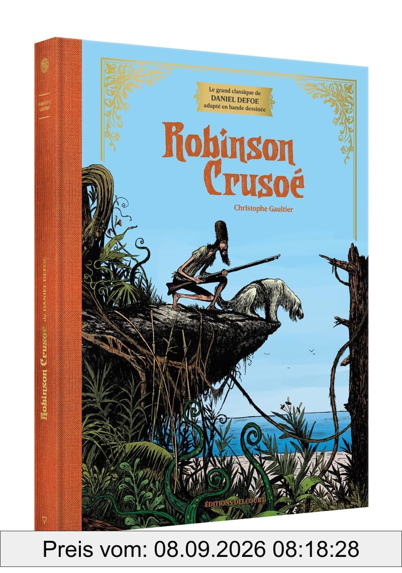 Robinson Crusoé : le grand classique de Daniel Defoe adapté en bande dessinée