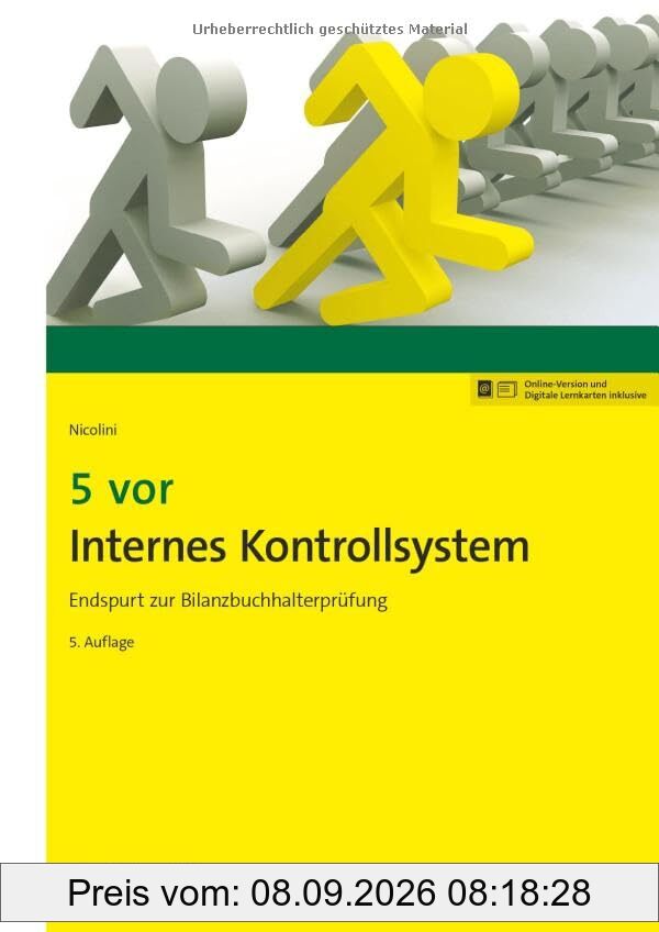 5 vor Internes Kontrollsystem: Endspurt zur Bilanzbuchhalterprüfung (NWB Bilanzbuchhalter)