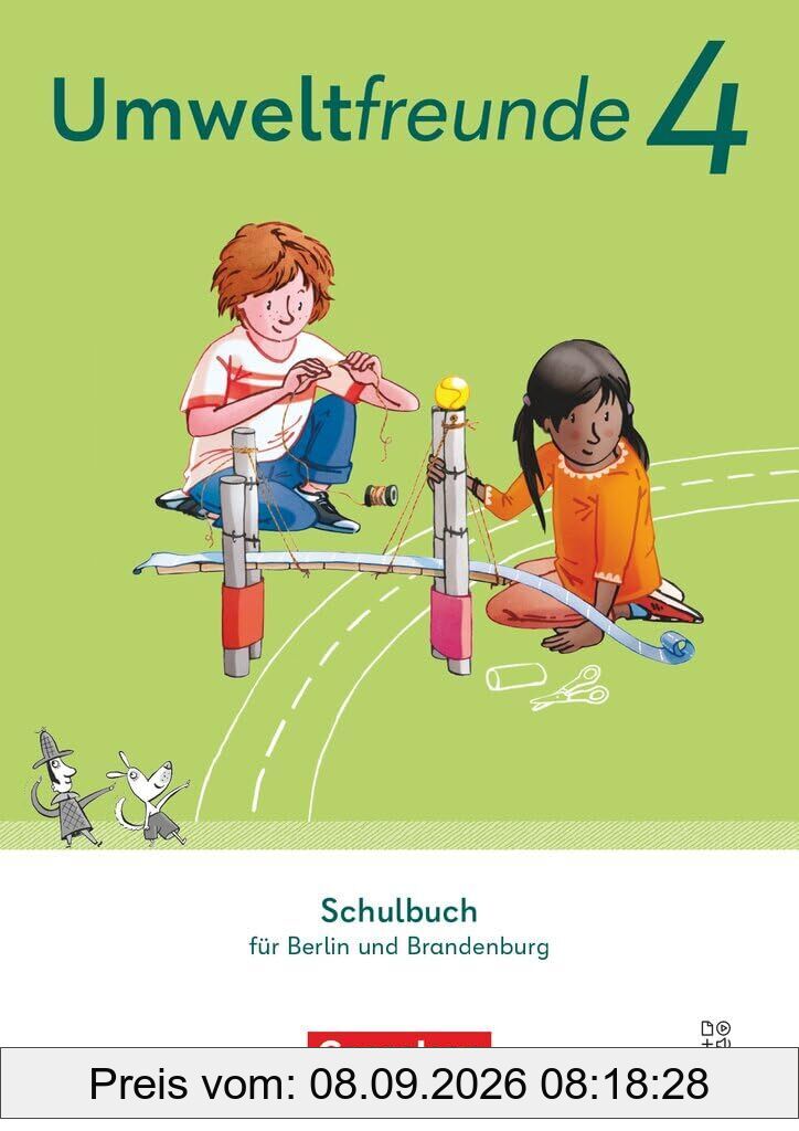 Umweltfreunde 4. Schuljahr - Berlin, Brandenburg - Ausgabe 2023 - Schulbuch mit digitalen Medien