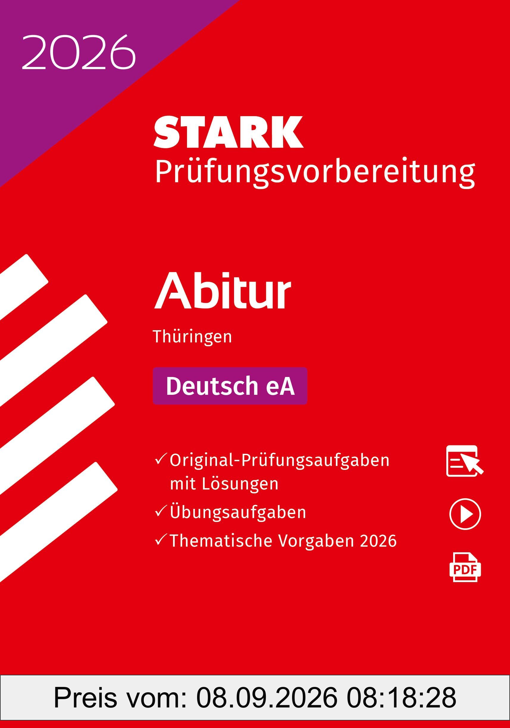 STARK Deutsch - Abitur 2026 Thüringen - Prüfungsvorbereitung (Abitur-Prüfungen)