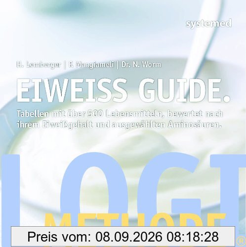 Eiweiß-Guide. - Tabellen mit über 500 Lebensmitteln bewertet nach ihrem Eiweißgehalt und ausgewählten Aminosäuren.