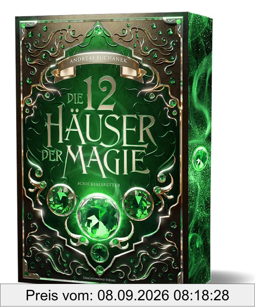 Die 12 Häuser der Magie - Schicksalsretter: Urban Fantasy, mit magischen Häusern, großen Intrigen und überraschendem Twist | Softcover mit Farbschnitt-Garantie